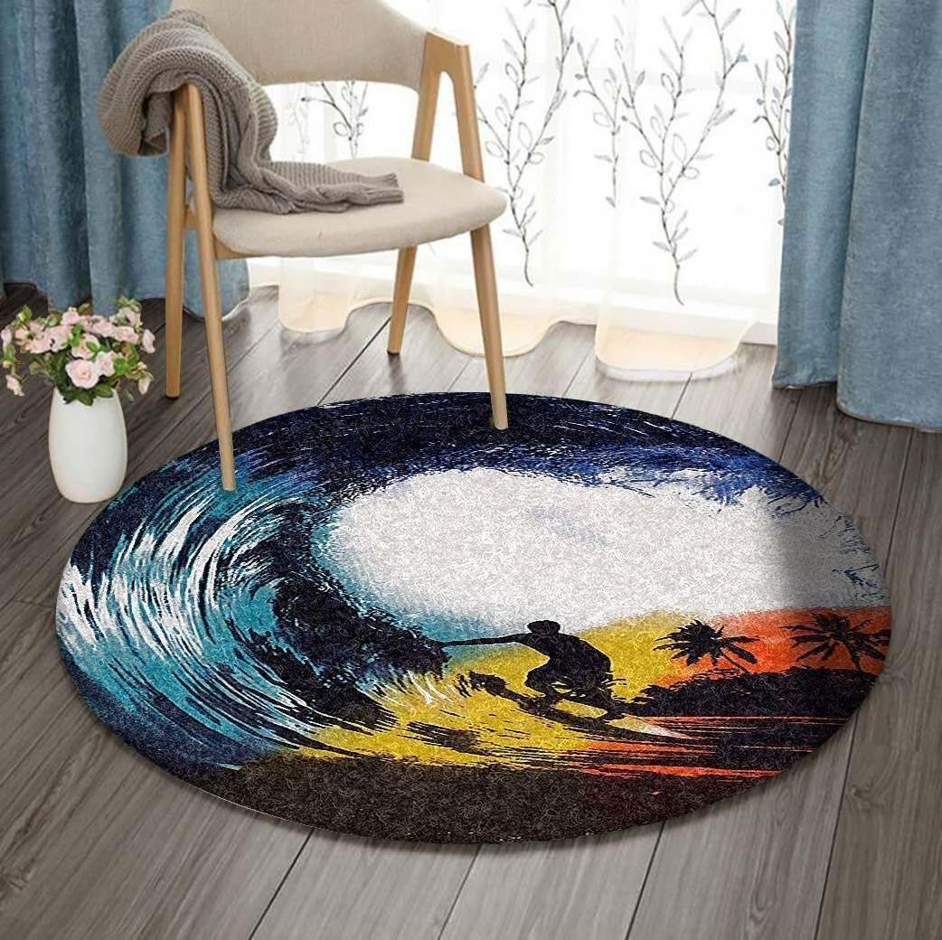 Surf Round Carpet