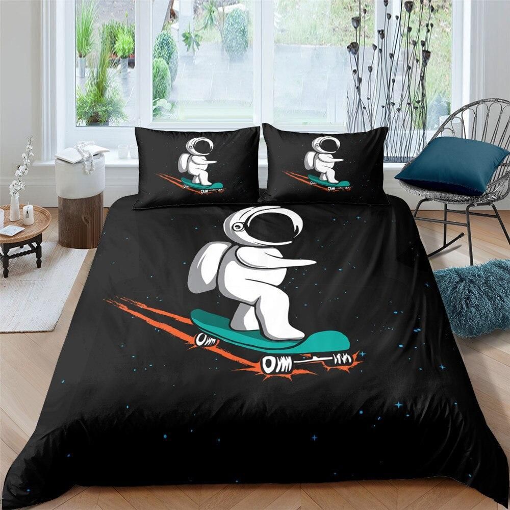Surf In The Space Bedding Set