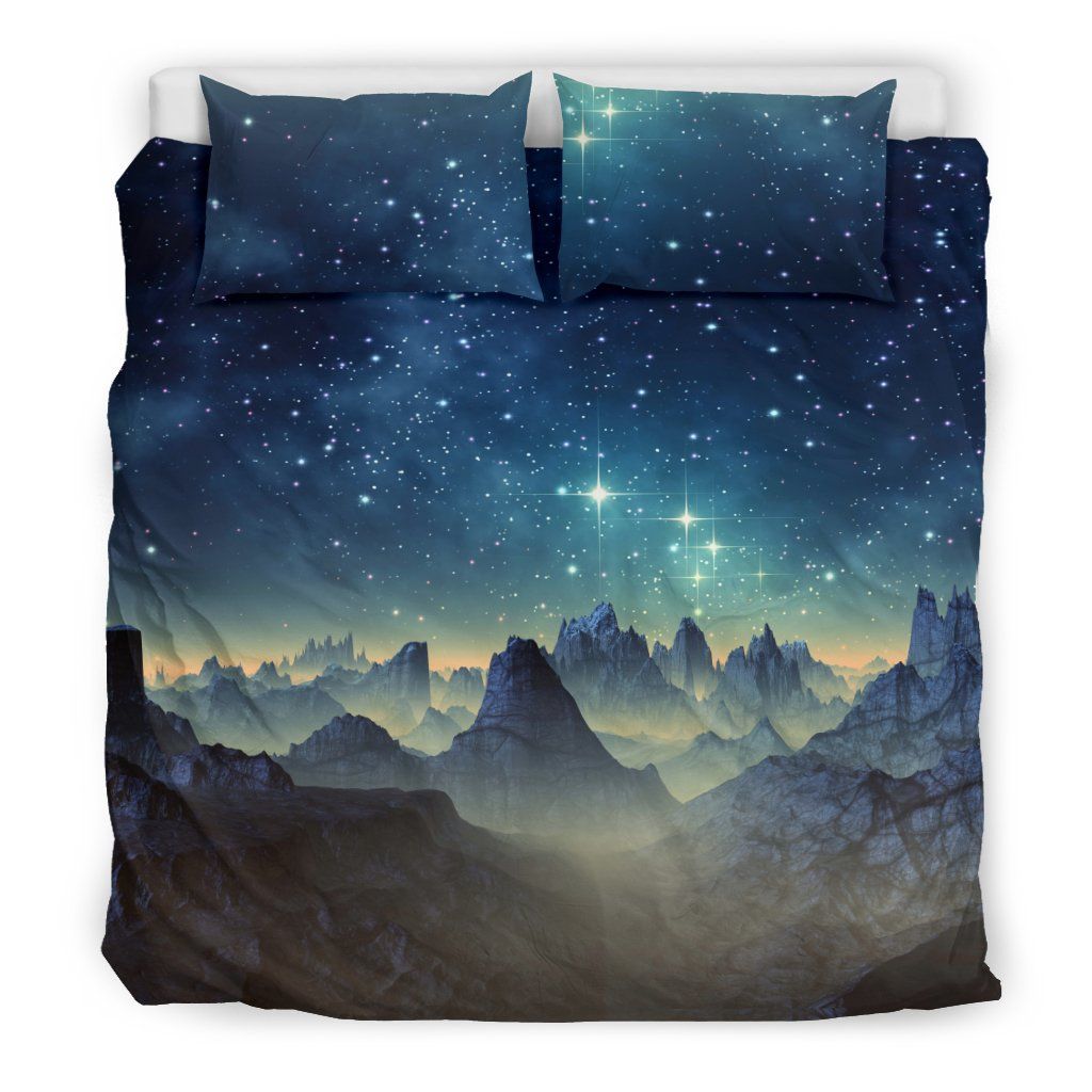 Surface Planet Galaxy Space Cool Design Comfortable Bedding Set