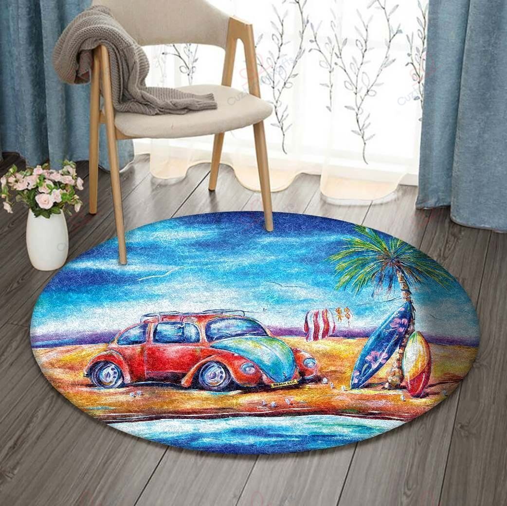 Surfboard Round Carpet