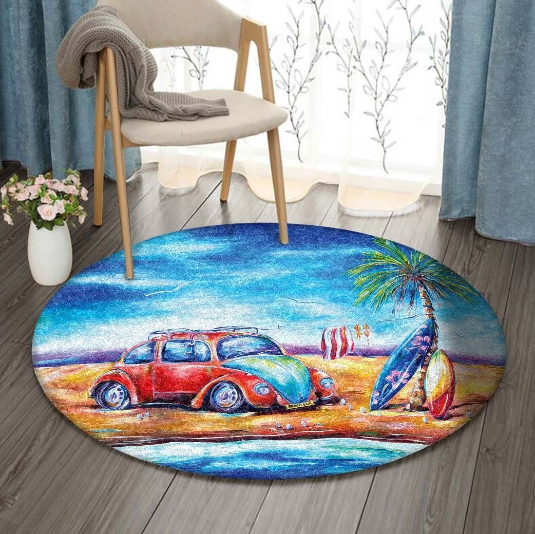Surfboard Round Carpet