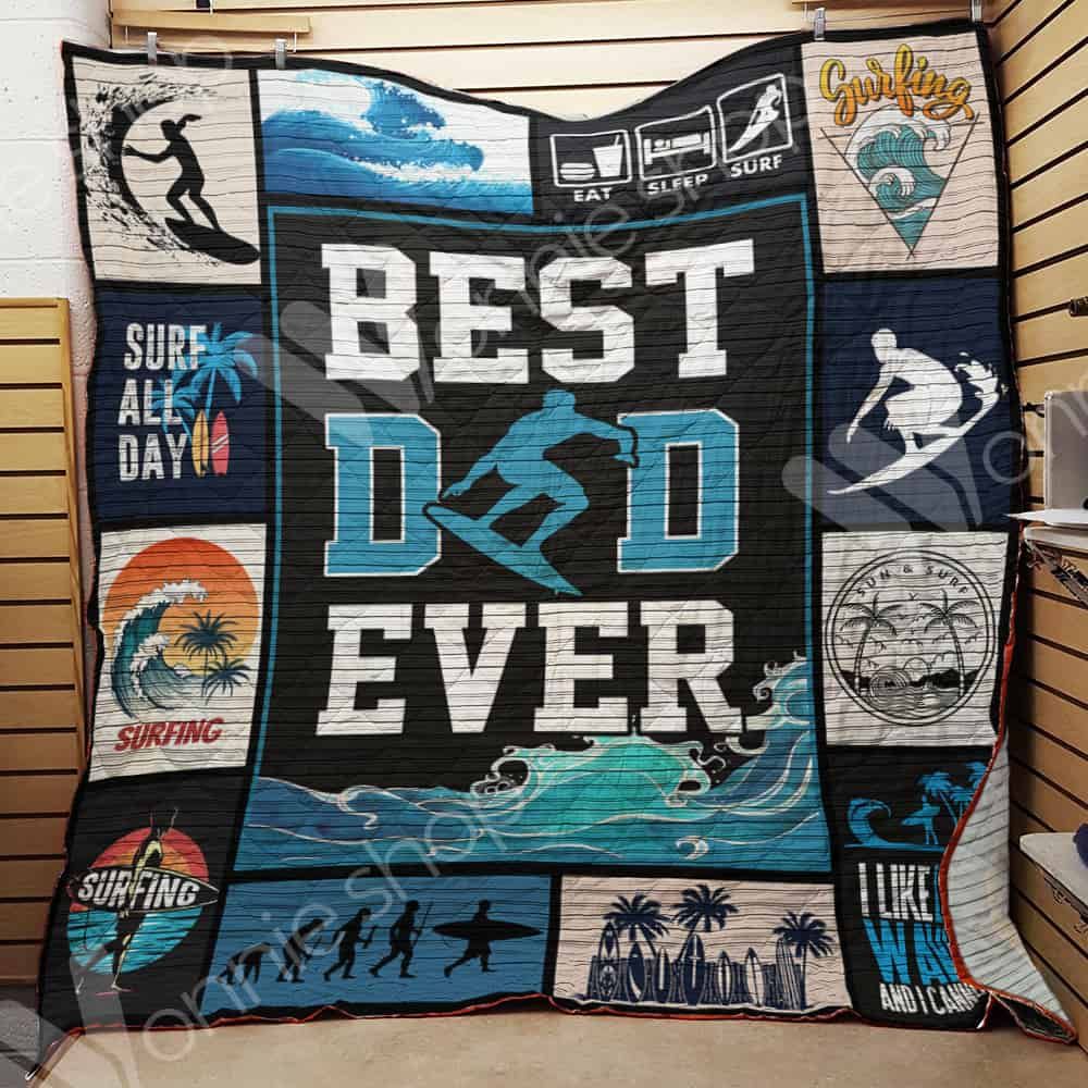 Surfing Dad Quilt Blanket DHC01021437TD