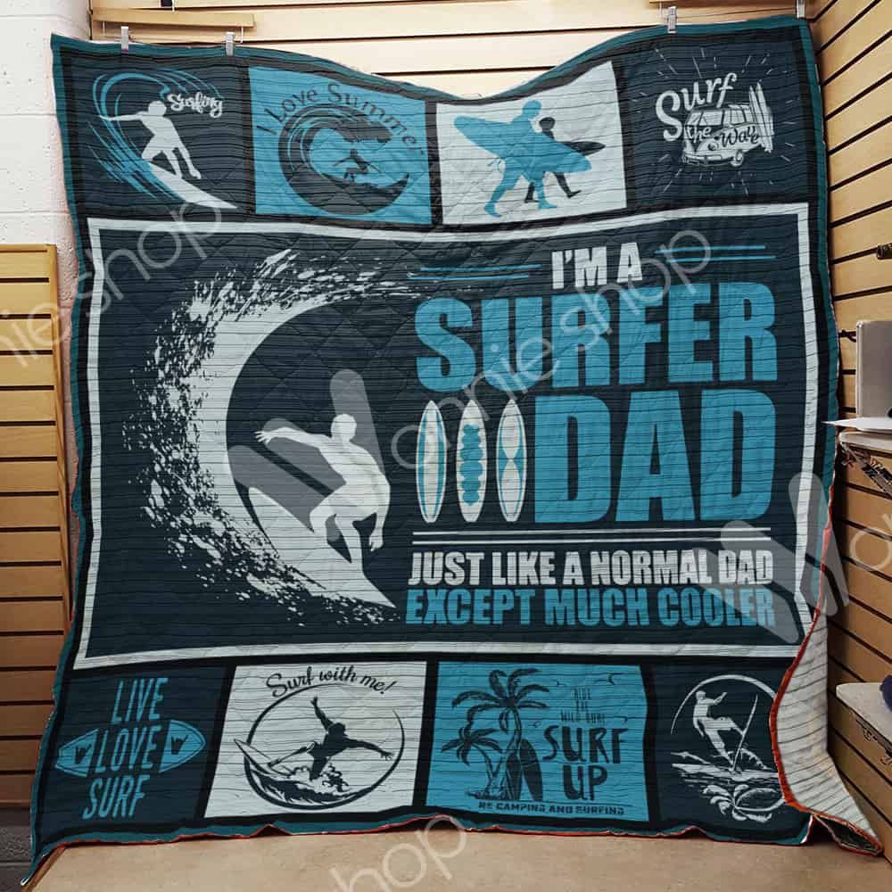 Surfing Dad Quilt Blanket DHC03021037TD
