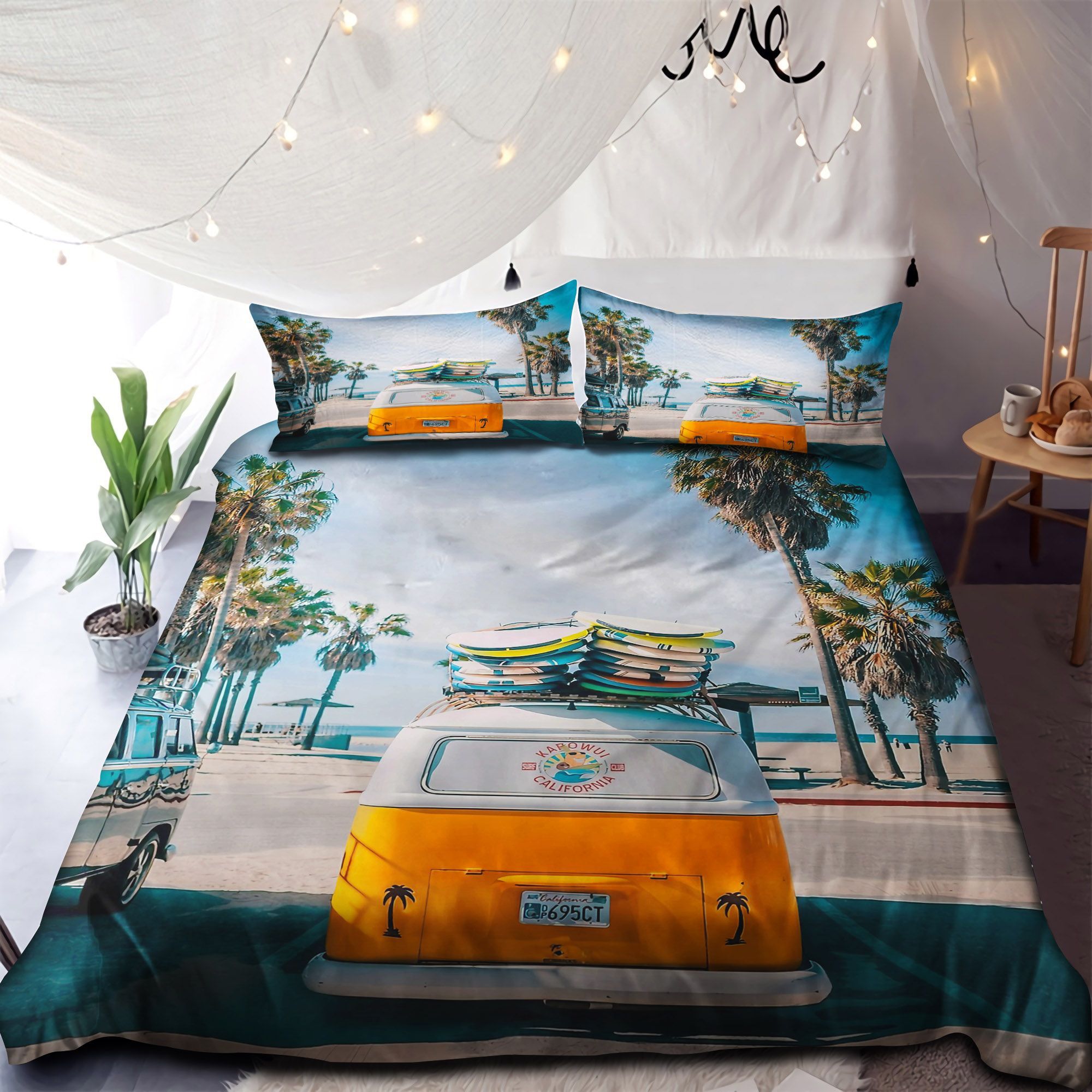 Surfing Summer Bedding Set