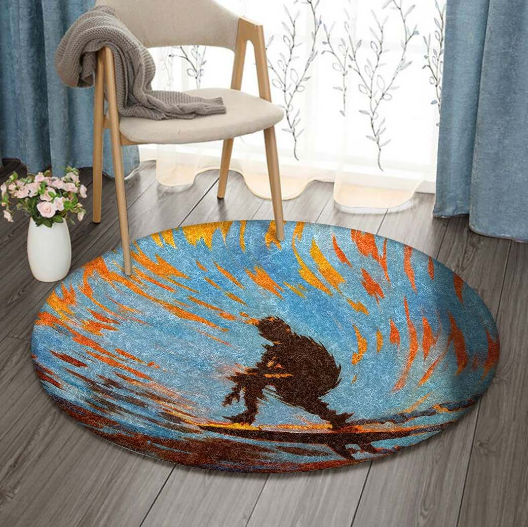 Surfing Round Carpet