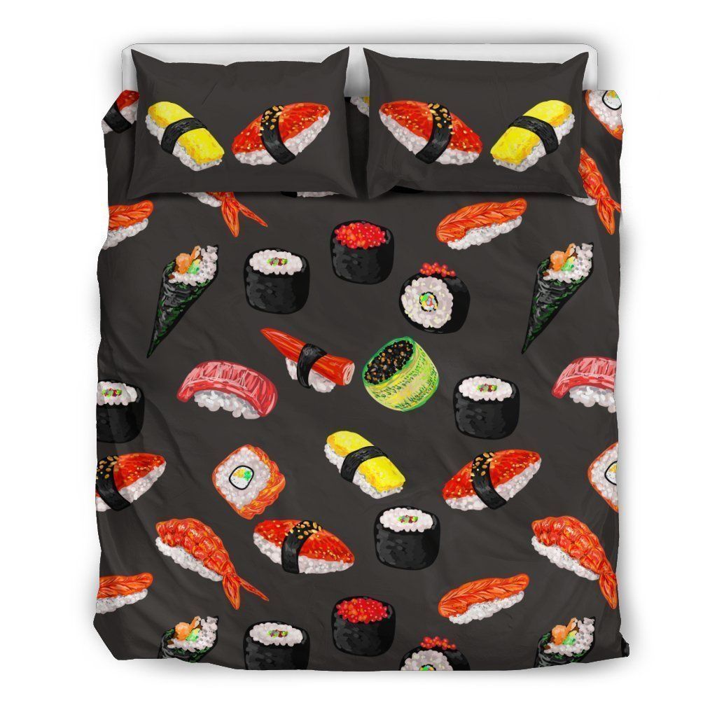 Sushi Design Print Bedding Set
