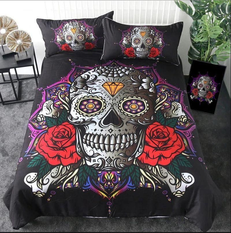 Susk  Diamond Skull Bedding Set