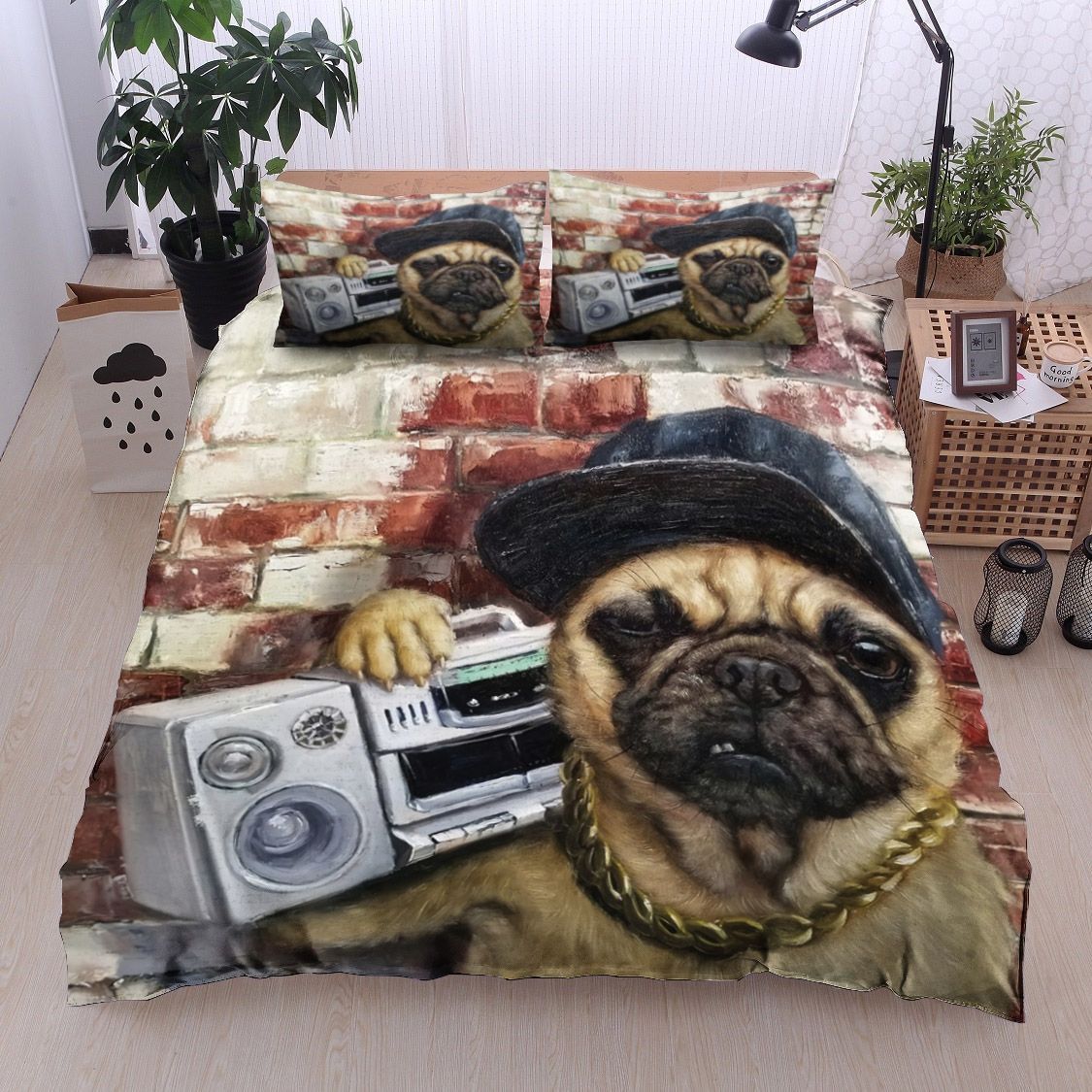 Swag Pug Bedding Set