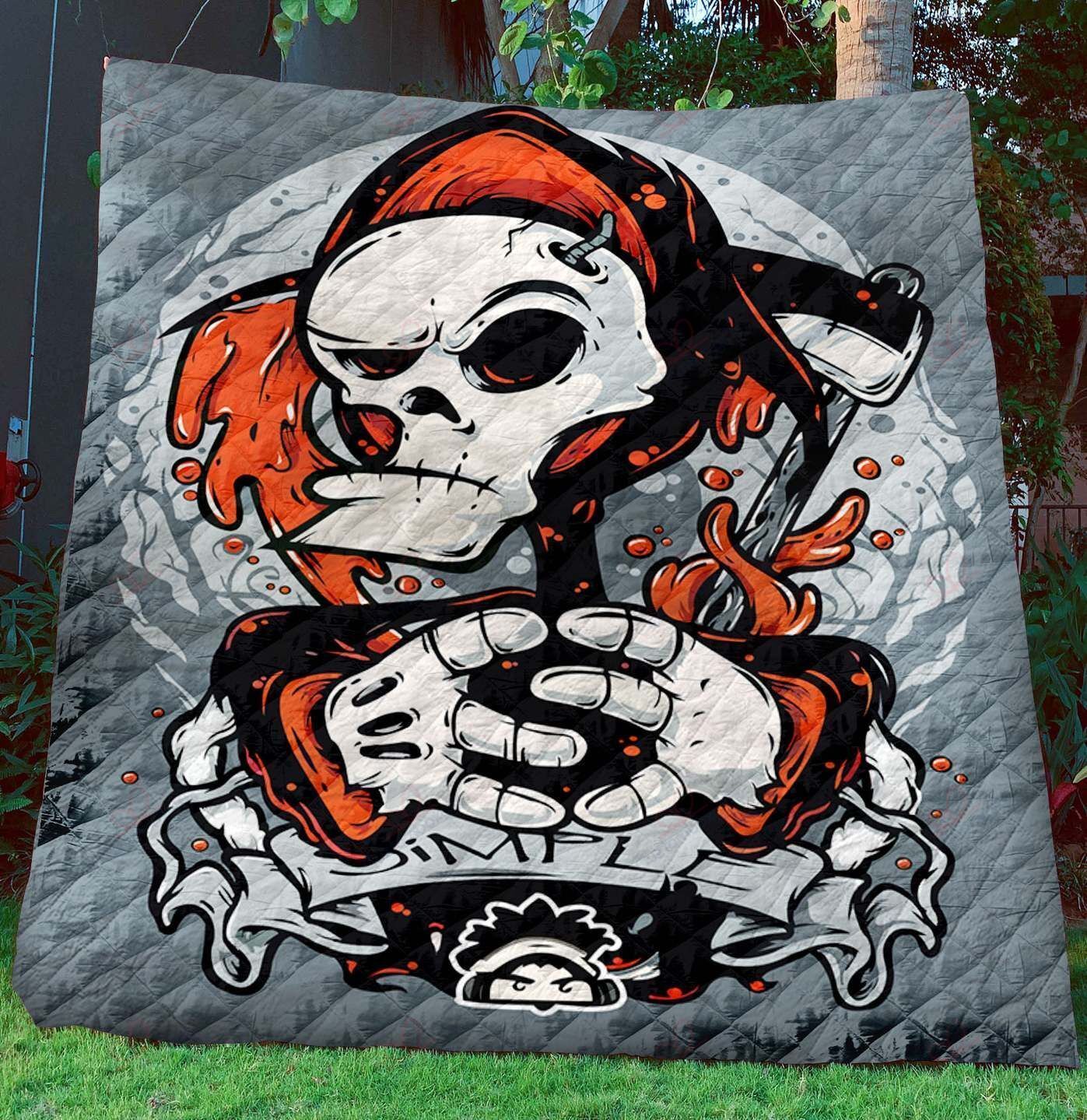 Swag Skull GS-CL-TH1208 Quilt Blanket