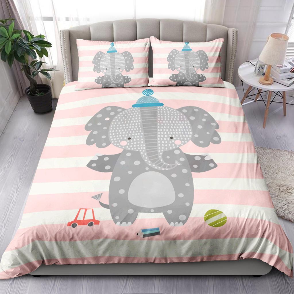 Sweet Baby Elephant Bedding Set