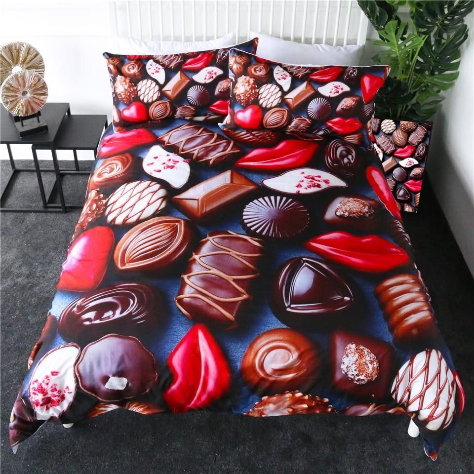 Sweet Candy Pattern Bedding Set