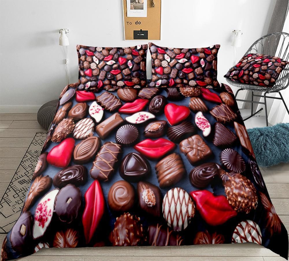 Sweet Chocolate Collection Bedding Set
