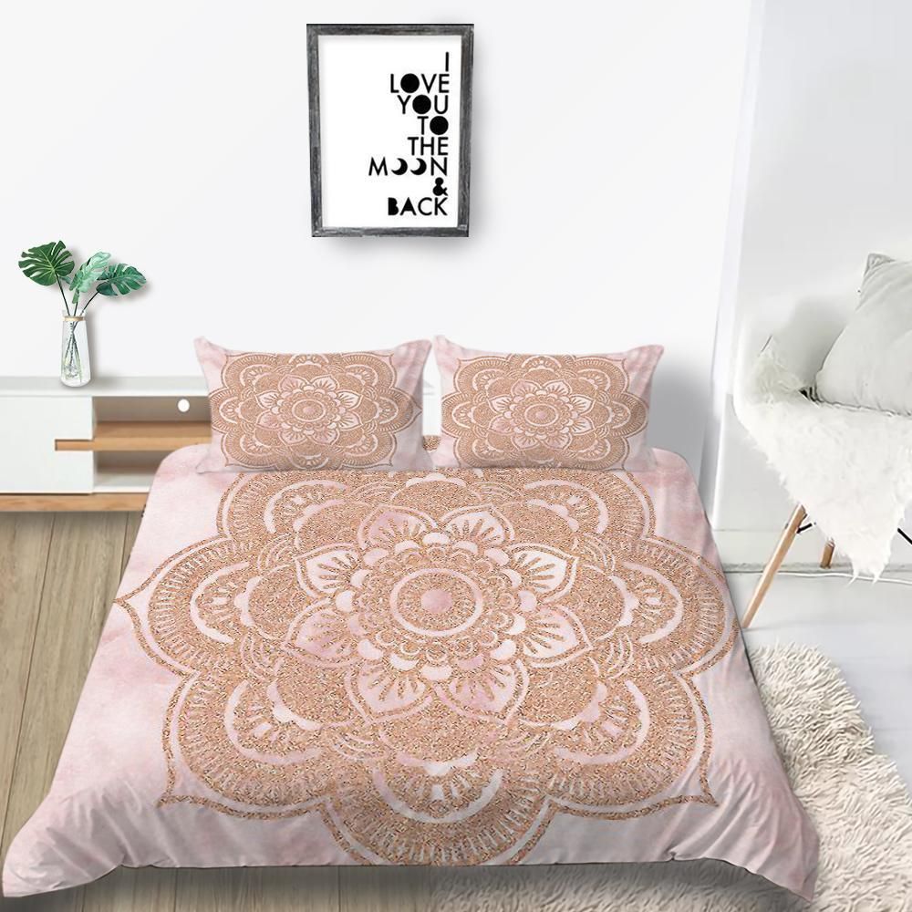 Sweet Floral Printed Bedding Set