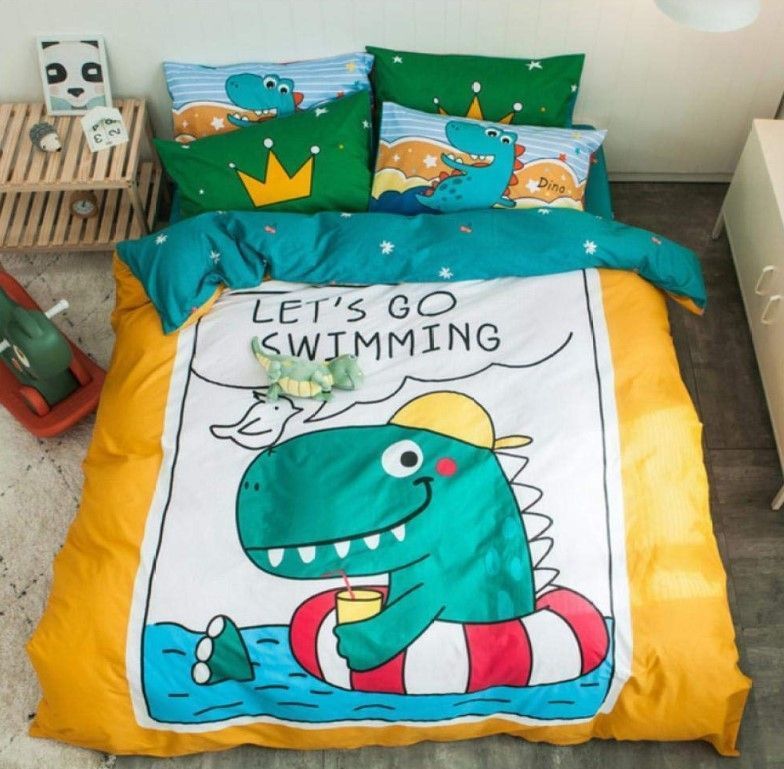 Swimming Dinosaur Bedding Set