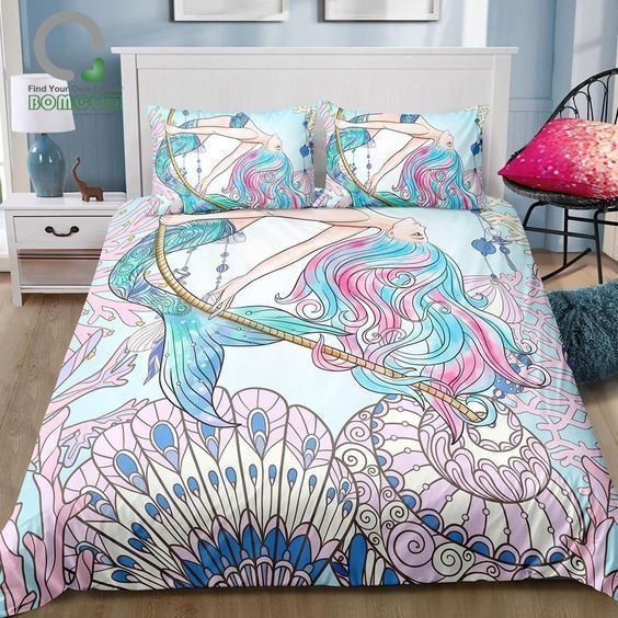 Swimming Mermaid Bedding Set