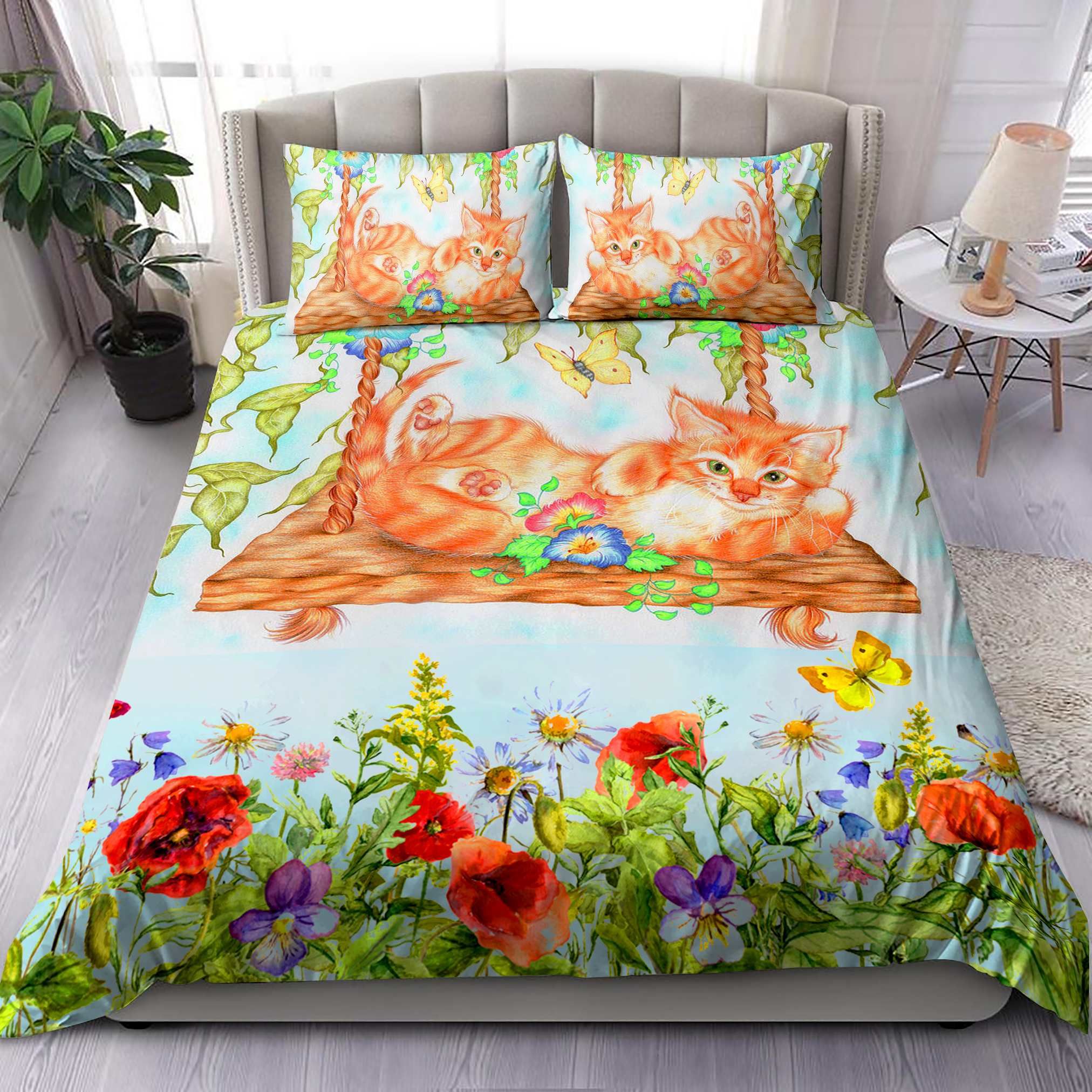 Swing Cat Bedding Set