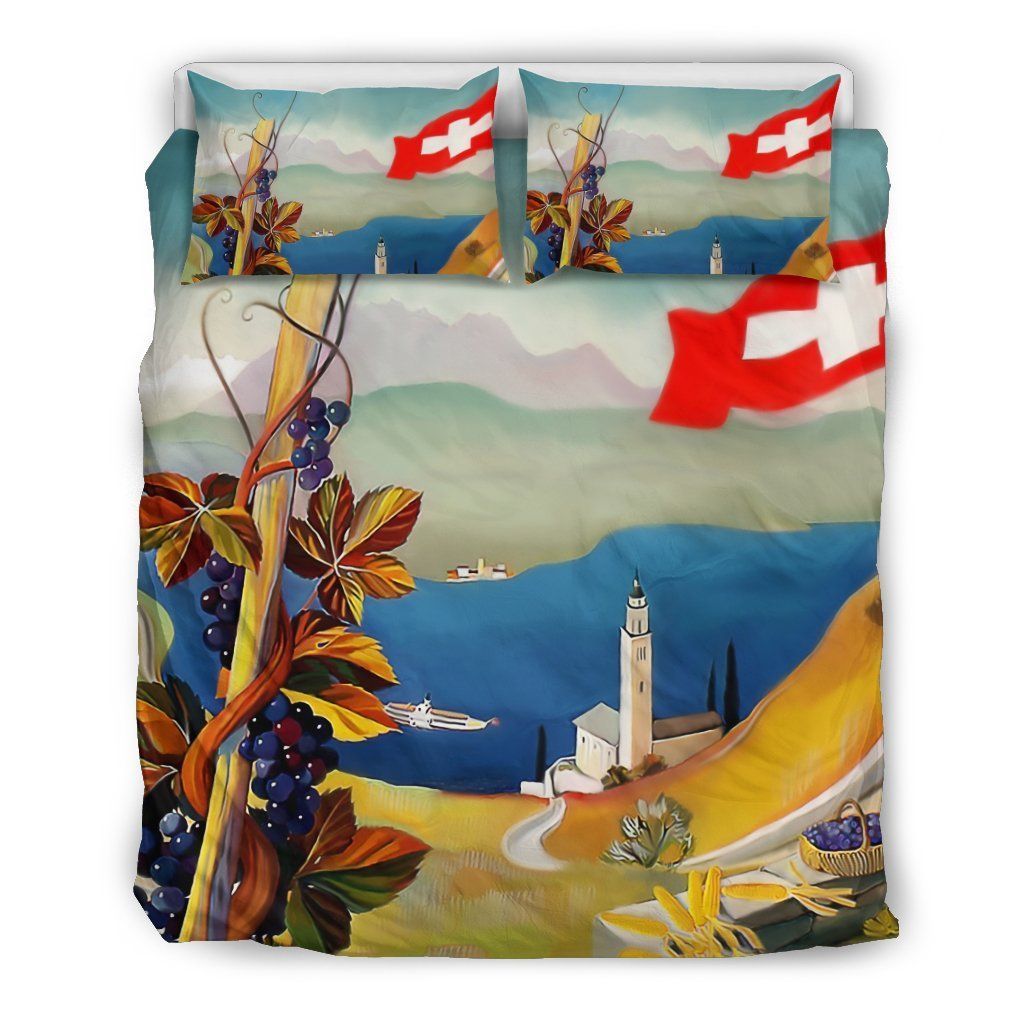 Switzerland Sea City Bedding Set