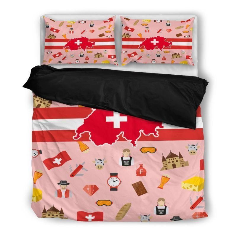 Switzerland Symbols Bedding Set