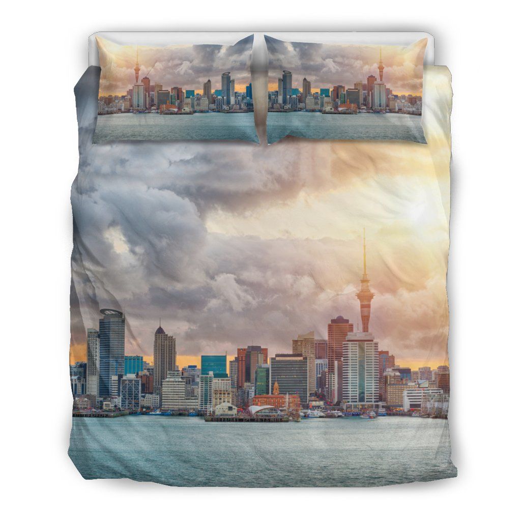 Switzerland Zurich Sunrise In The City Bedding Set