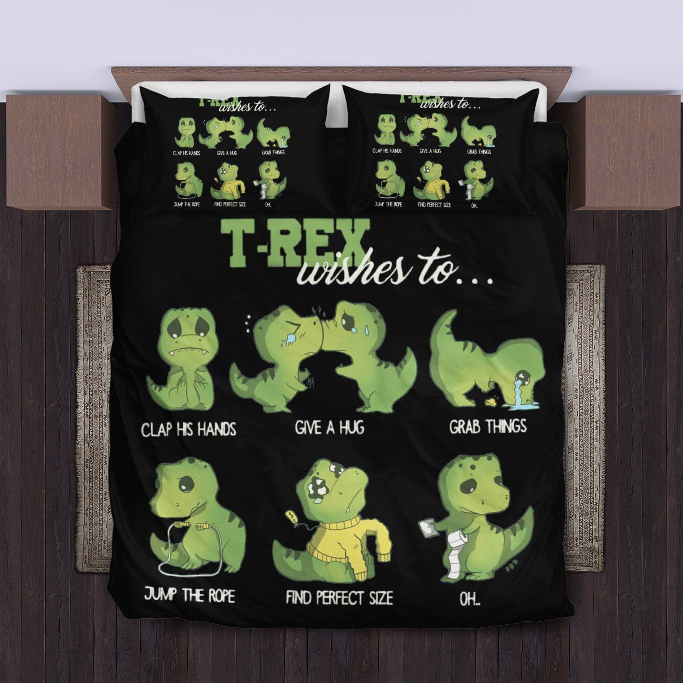 T Red Wishes To Give A Hug Bedding Set