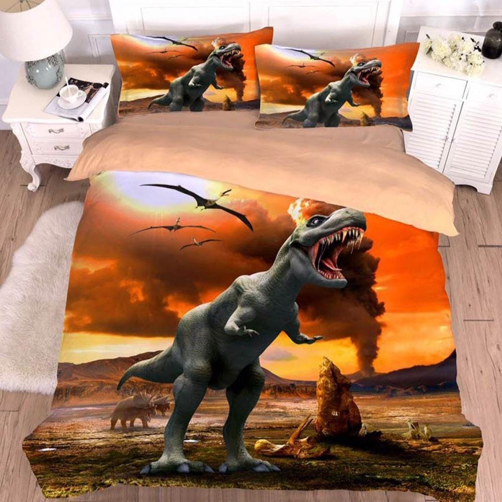 T Rex And Dinosaur Bedding Set