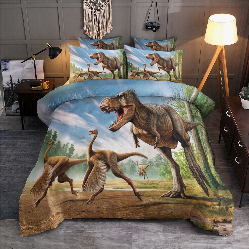 T Rex Hunting Time Bedding Set