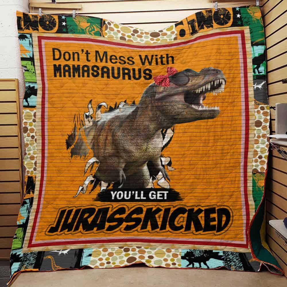T Rex Mom Quilt Blanket DHC0502953TD