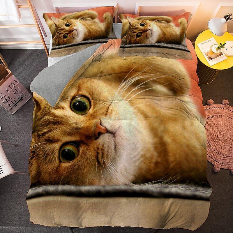 Tabby Cat Bedding Set