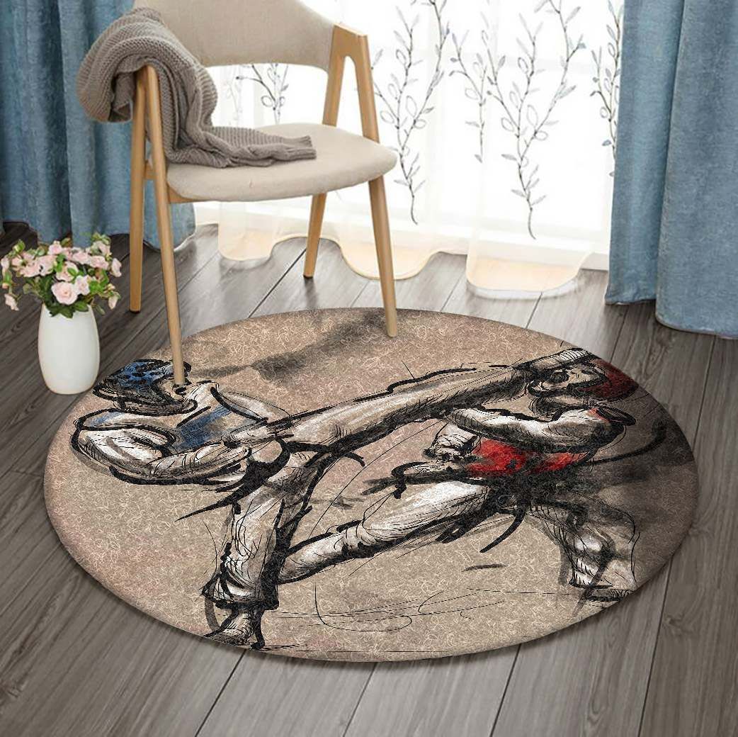 Taekwondo Round Carpet