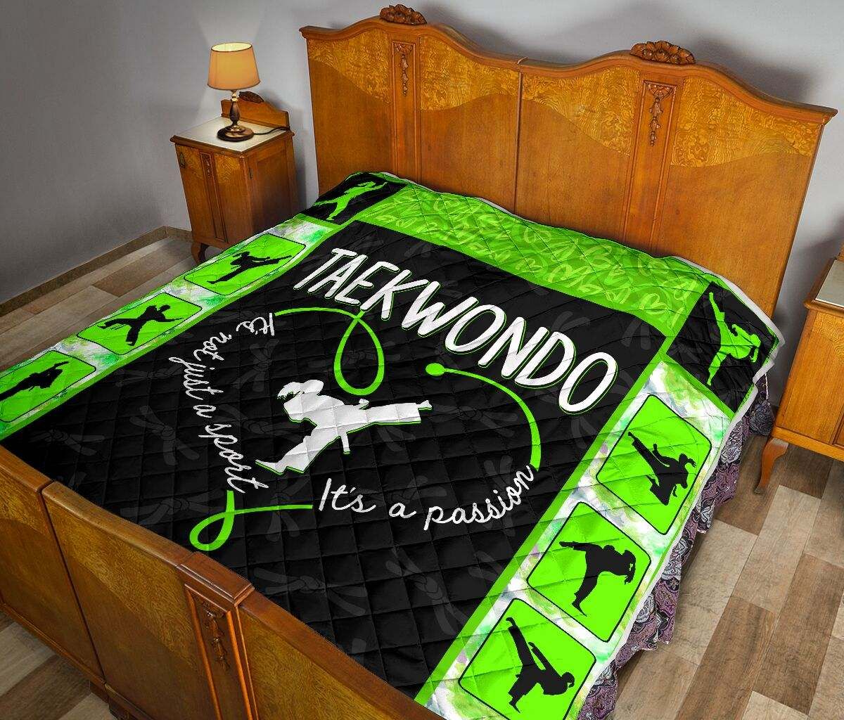 taekwondo It’s Not Just A Sport It’s A Passion lime green DHC281111024DD