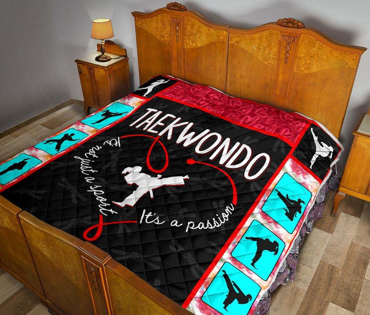 taekwondo It’s Not Just A Sport It’s A Passion red white b DHC281111098DD