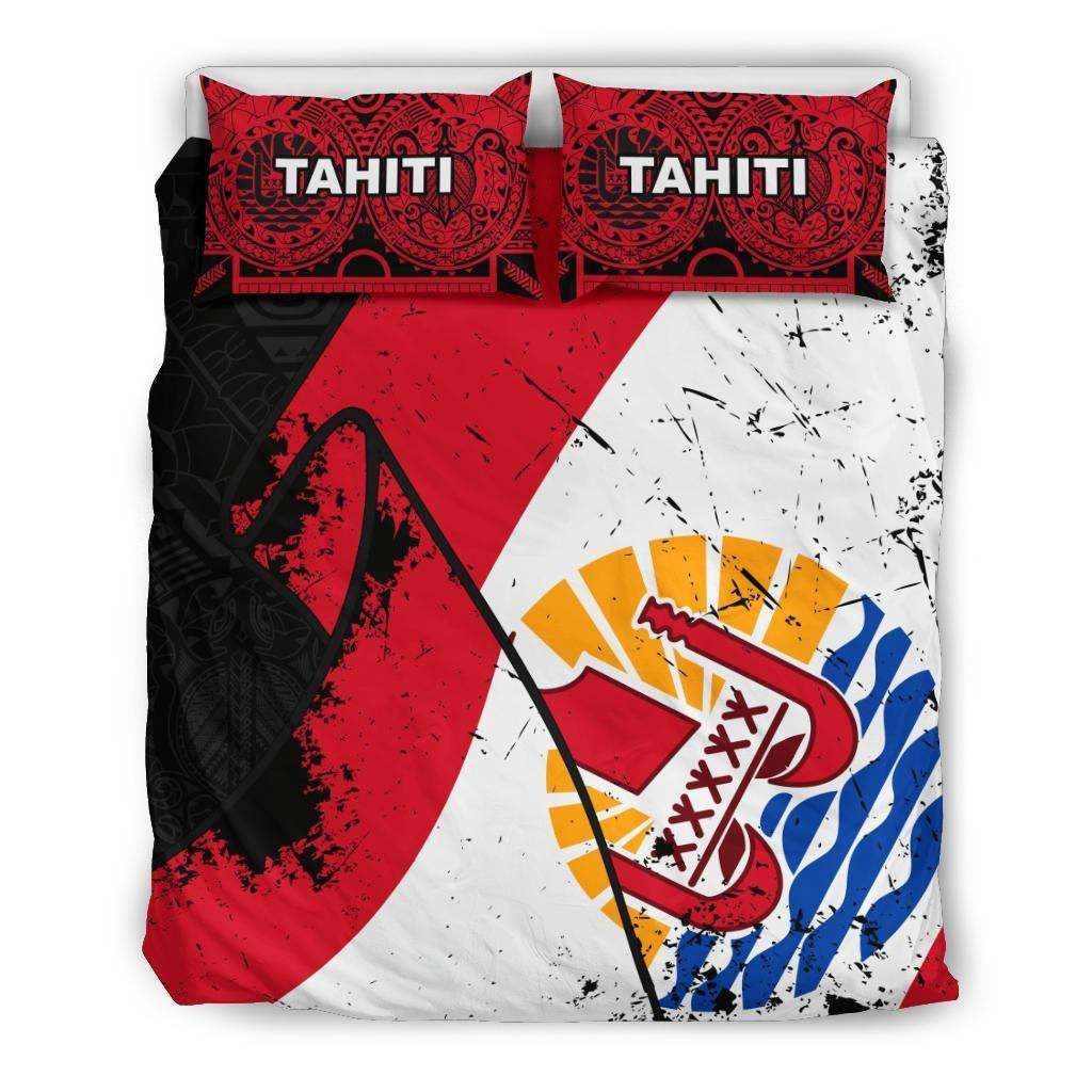 Tahiti Special Grunge Flag Bedding Set