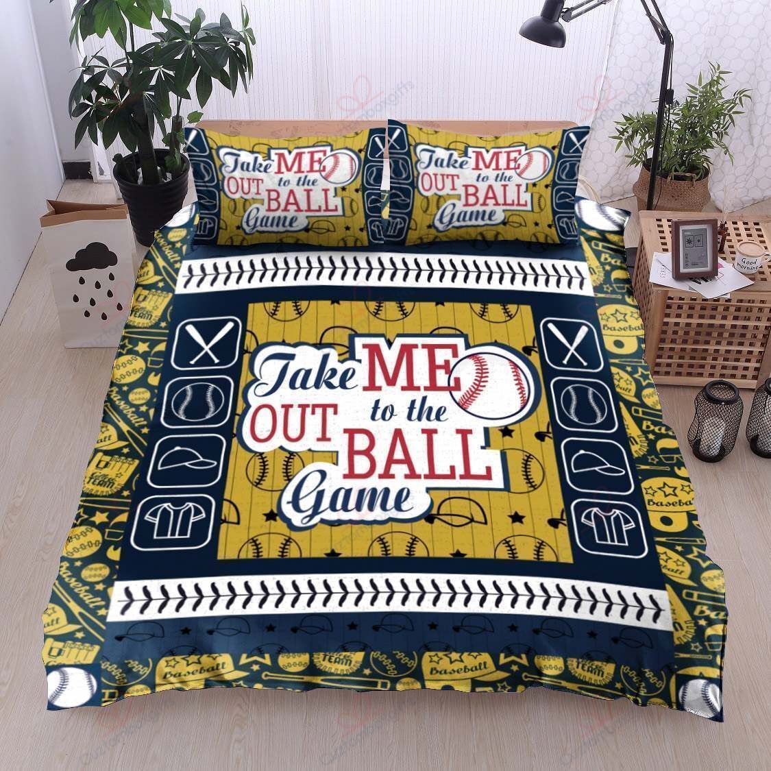 Take Me Out To The Ball Game Bedding Set