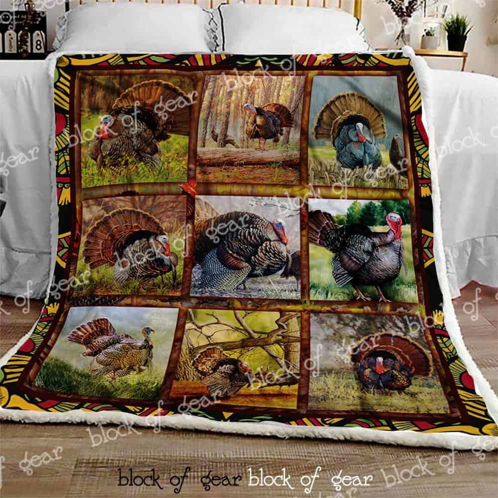 Talk Turkey To Me Fleece Blanket