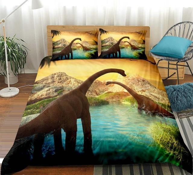 Tanystropheus Sunset Lake Bedding Set