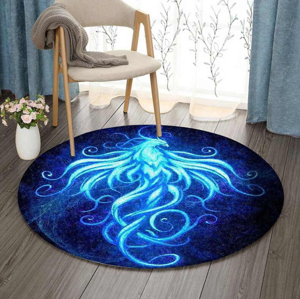 Tattoo Witch Sigil Round Carpet