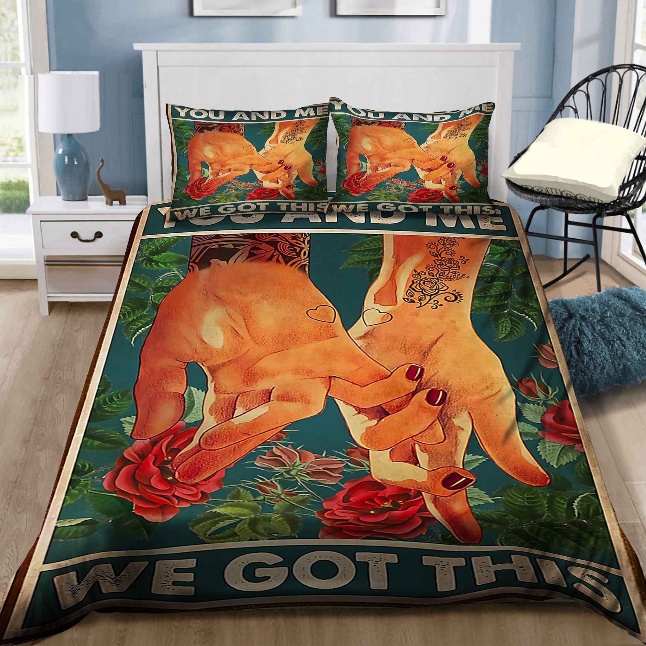 Tattoo You And Me We Got This Bedding Set