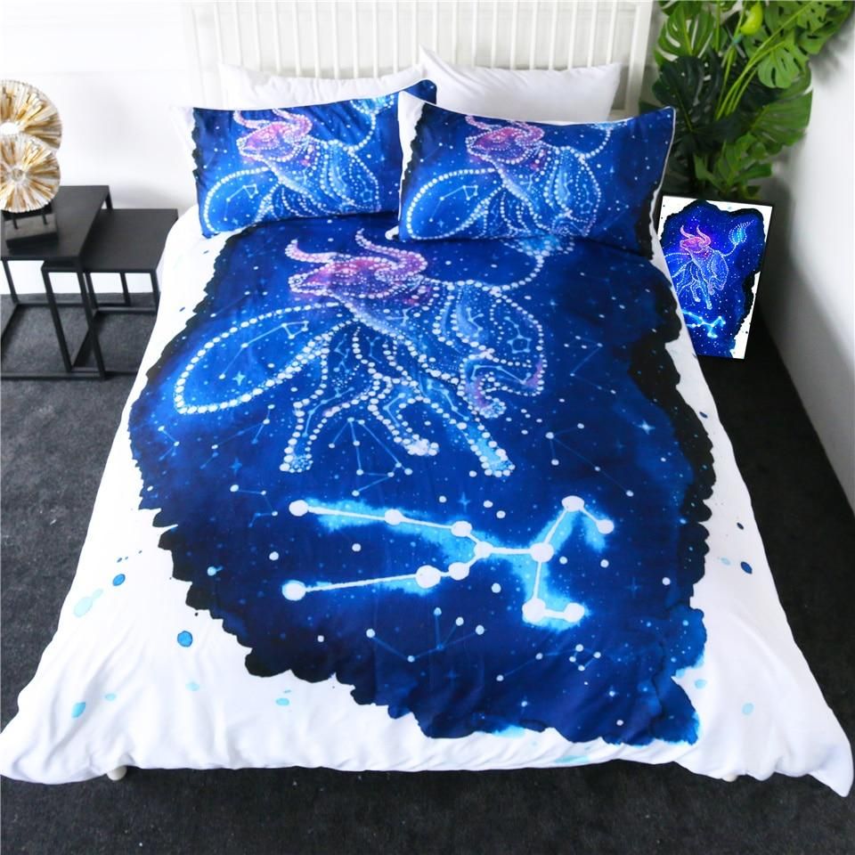 Taurus Art Galaxy Bedding Set