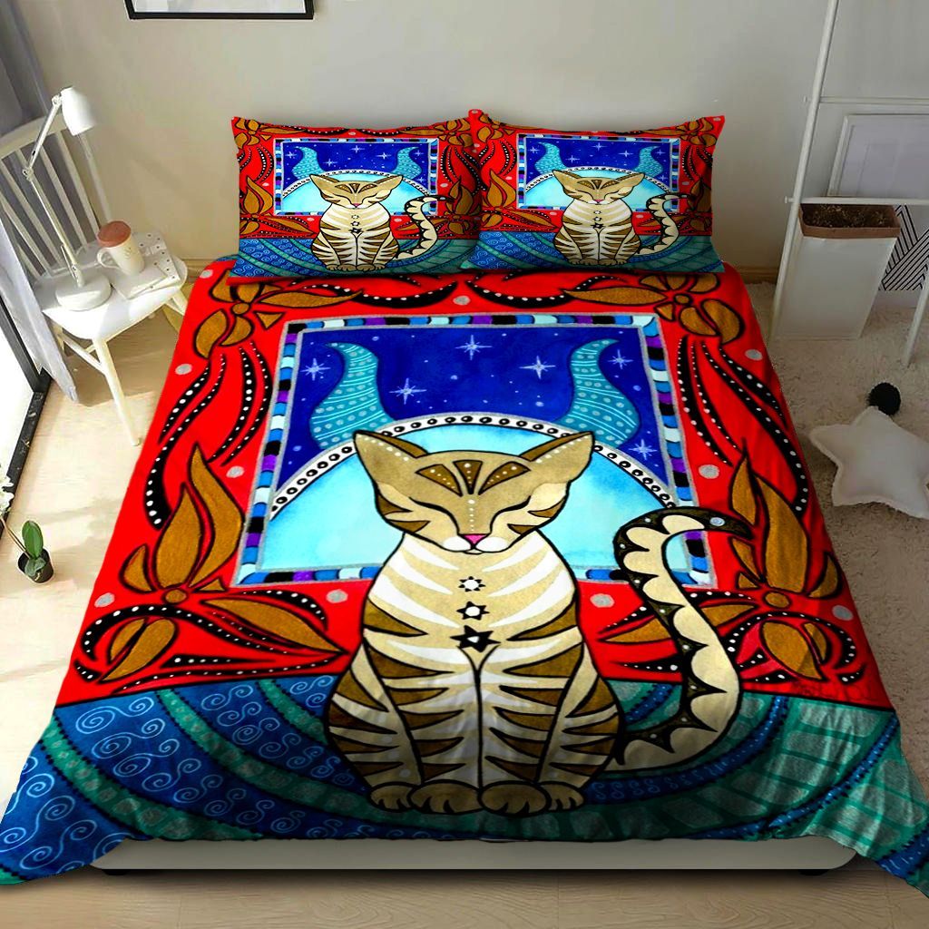 Taurus Cat Zodiac Bedding Set