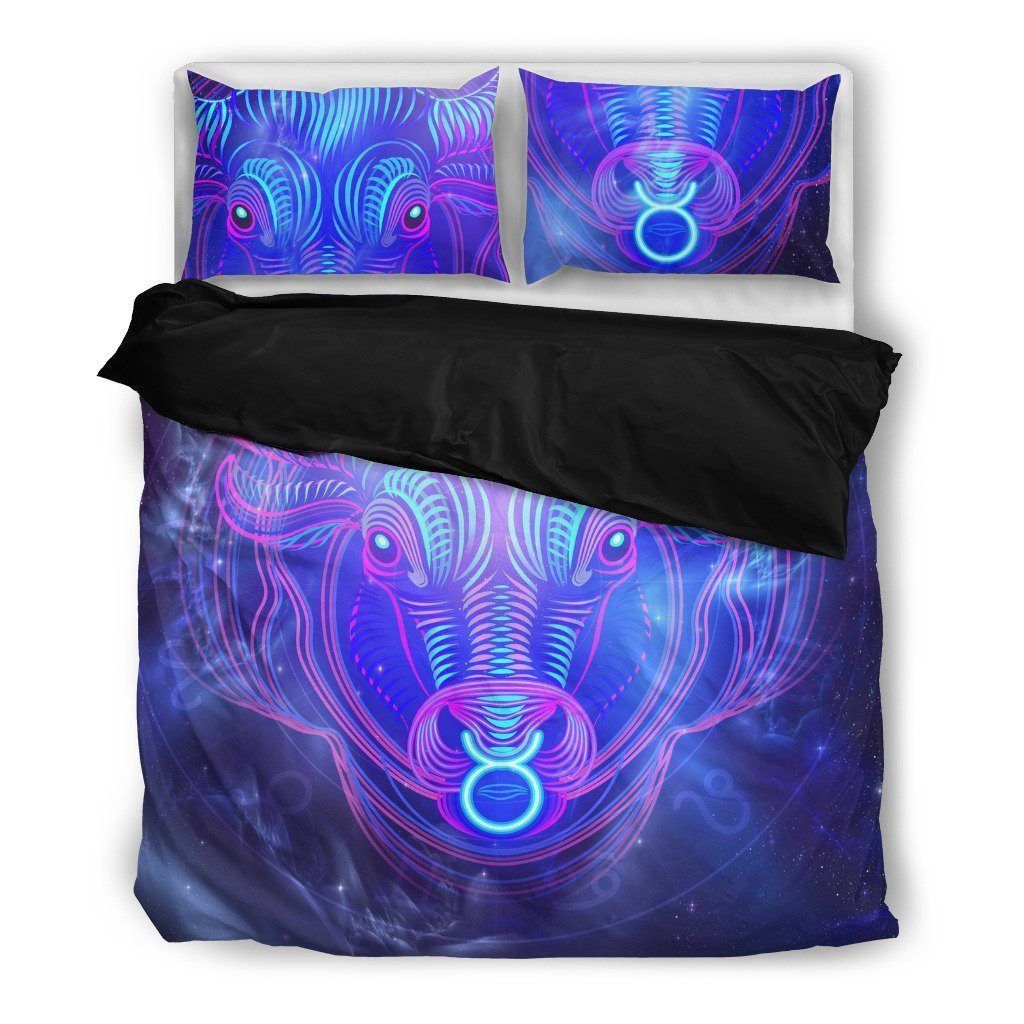 Taurus Zodiac Sign Horoscope Themed Bedding Set