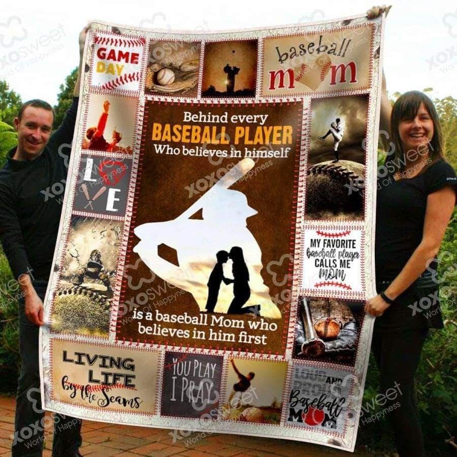 Tay Baseball Sherpa Fleece Blanket