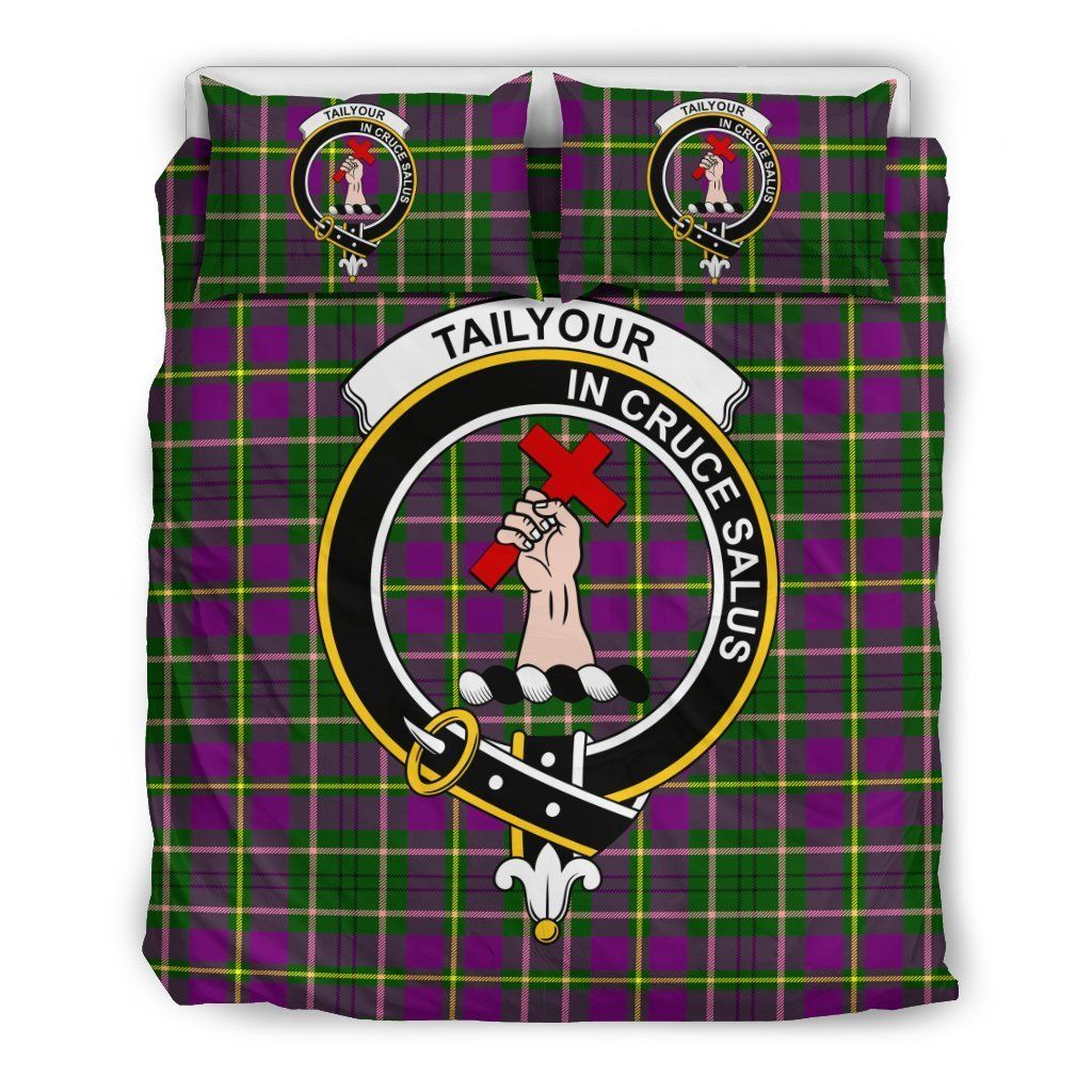 Taylor Clan Badge Tartan Bedding Set
