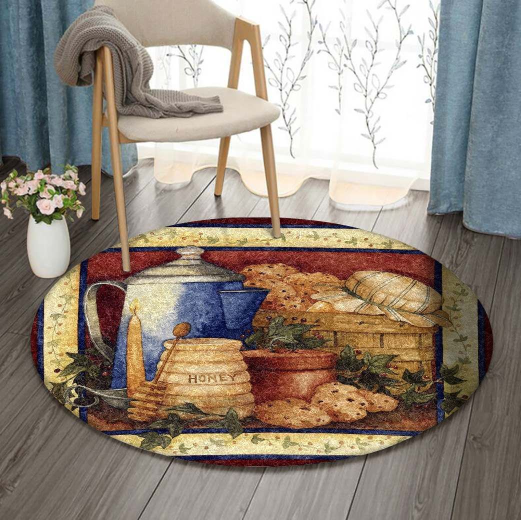 Tea Break Round Carpet