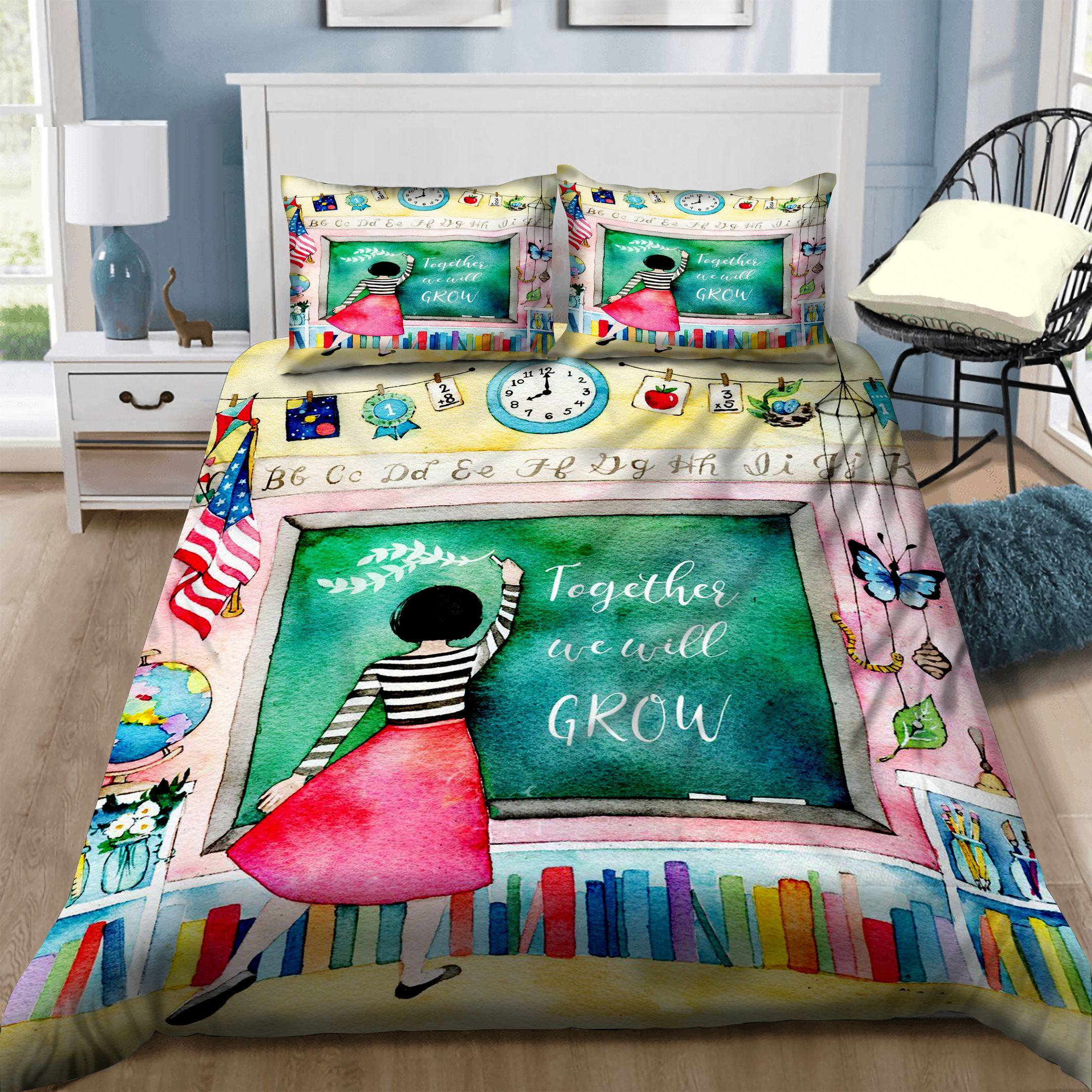 Teacher Bedding Set