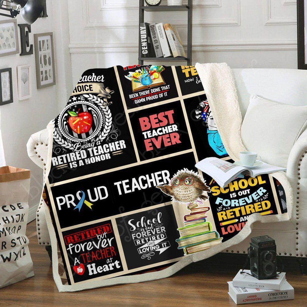Teacher Sherpa Fleece Blanket