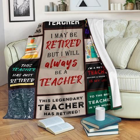 Teacher Sherpa Fleece Blanket