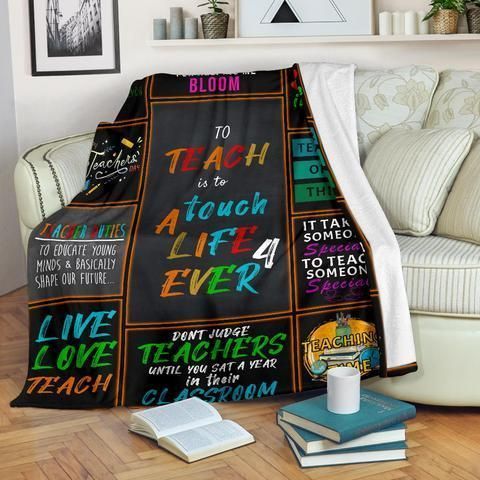 Teacher Sherpa Fleece Blanket