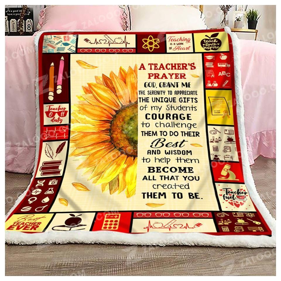 Teacher Sherpa Fleece Blanket