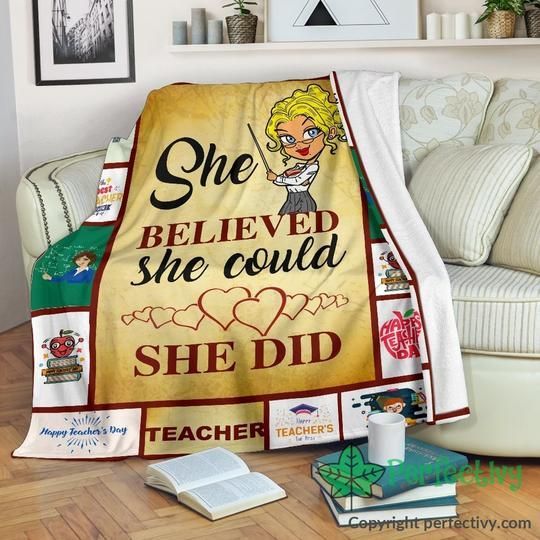 Teacher Sherpa Fleece Blanket