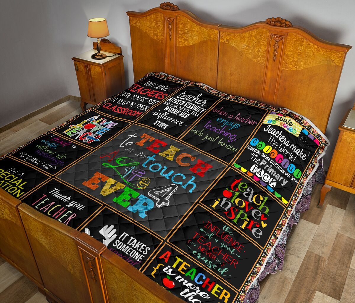 Teacher If You Think My Hands Quilt Blanket DHC3112150TD